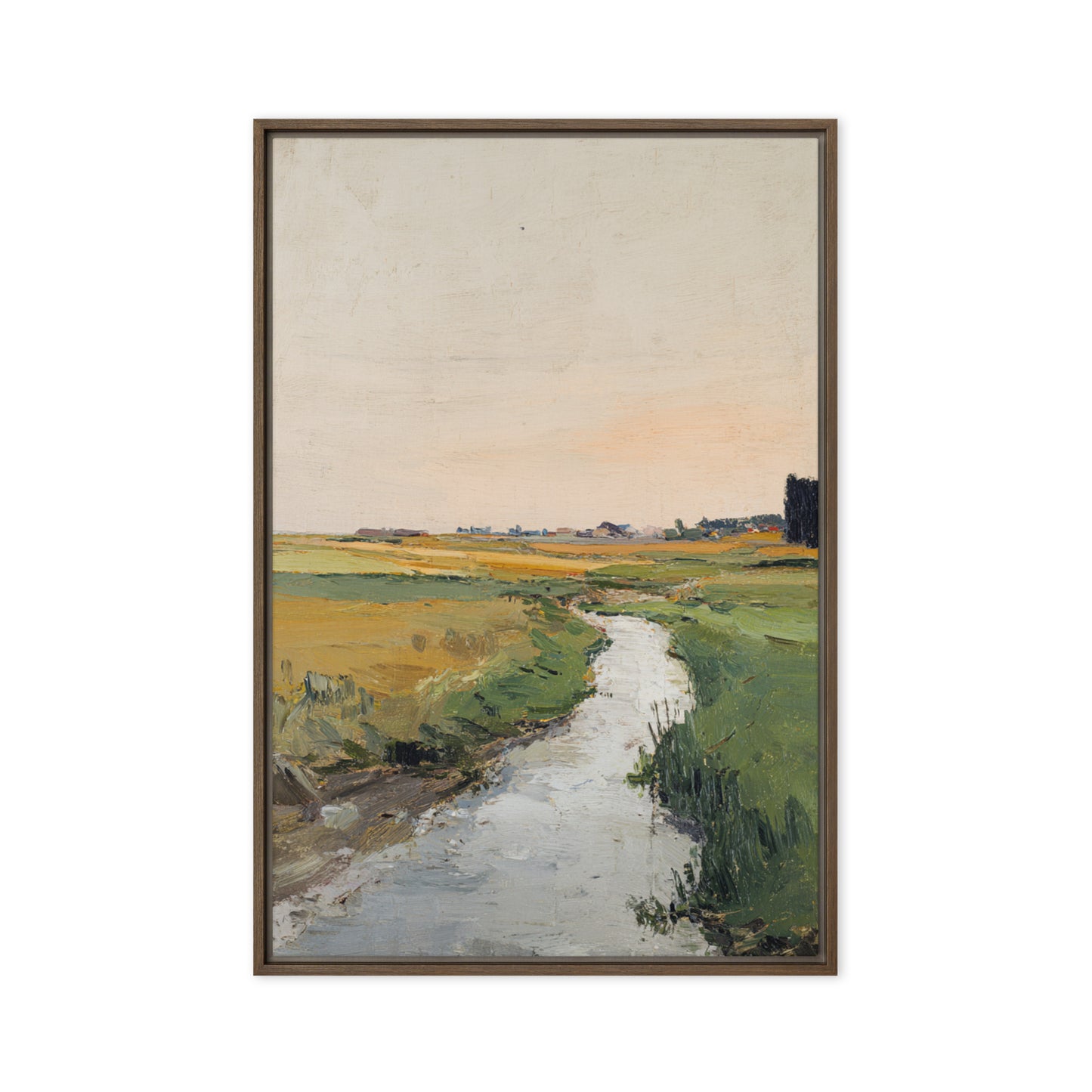Countryside Stream Landscape Print