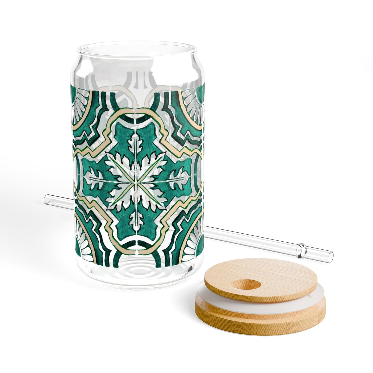 Green Moroccan Tile Pattern