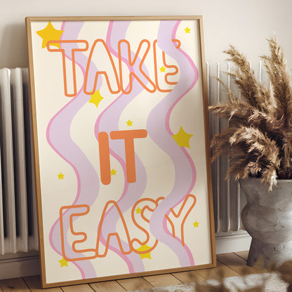 Positive Typography Wall Art – Minimalist Digital Print