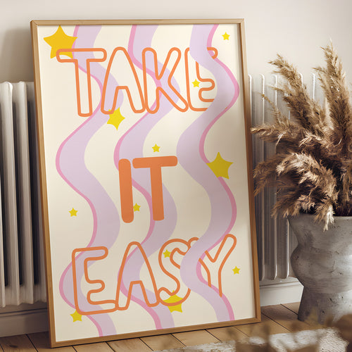Positive Typography Wall Art – Minimalist Digital Print