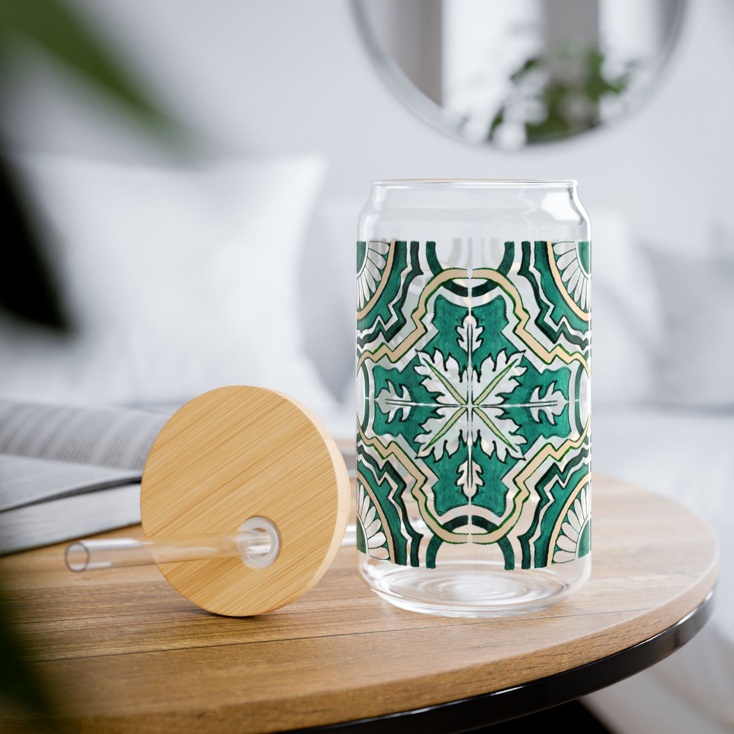 Green Moroccan Tile Pattern