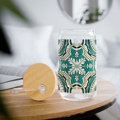 Green Moroccan Tile Pattern