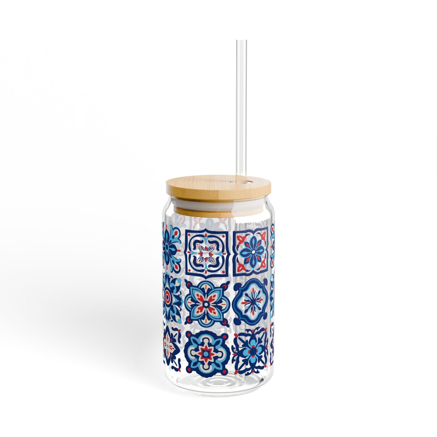Blue Boho Drink Tumbler