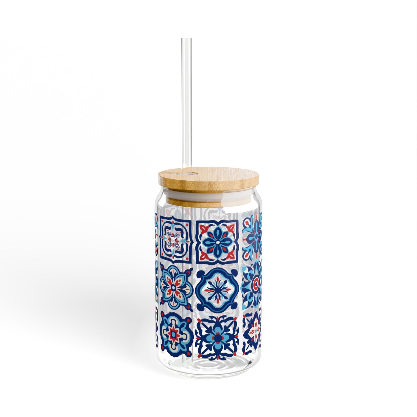 Blue Boho Drink Tumbler
