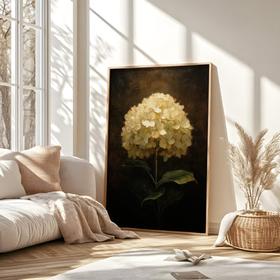 Hydrangea Flower Wall Art Print
