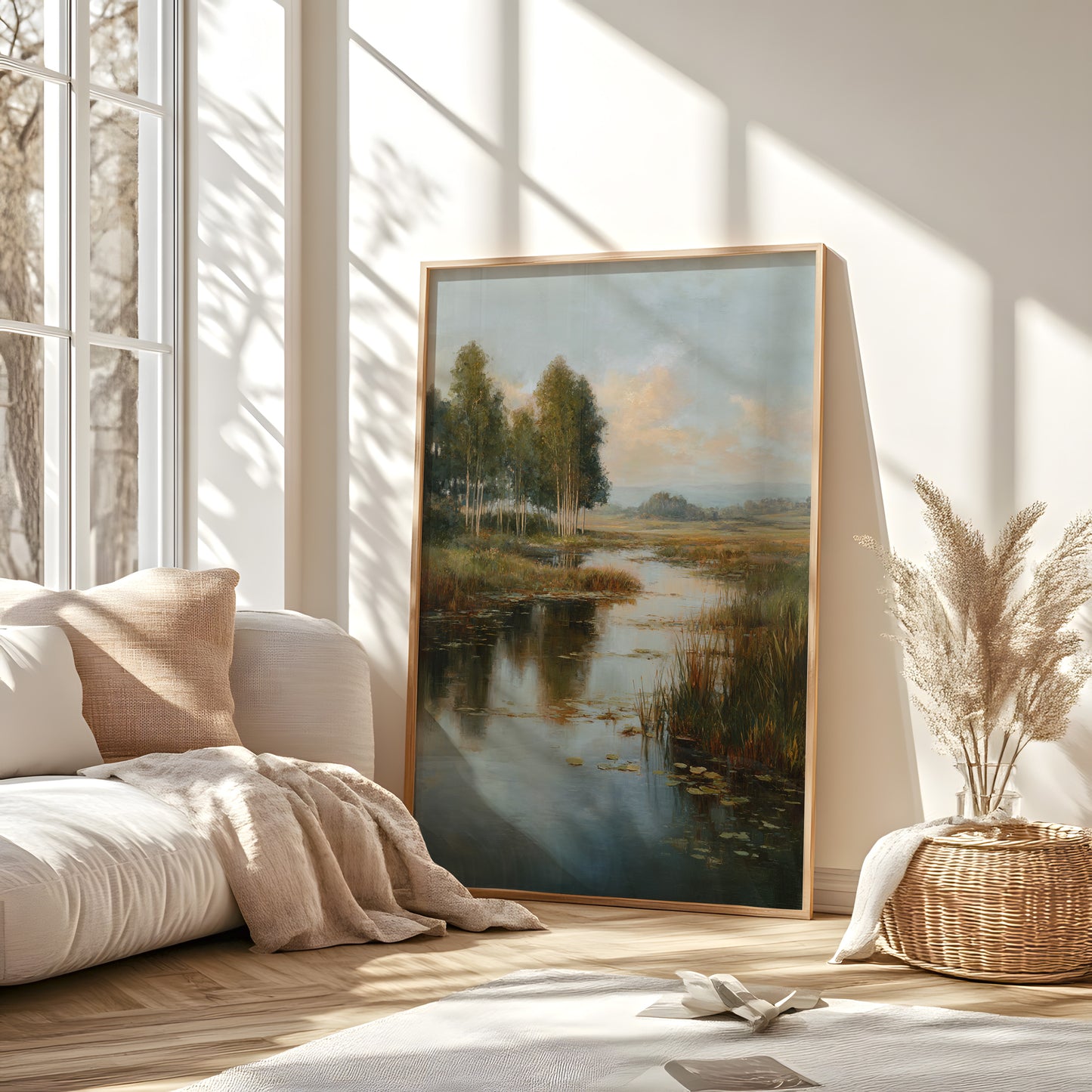 French Country Wildflower Landscape Print (Digital Download)  15