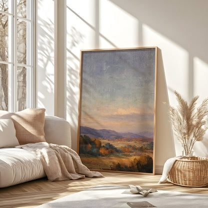 French Country Wildflower Landscape Print (Digital Download) 19