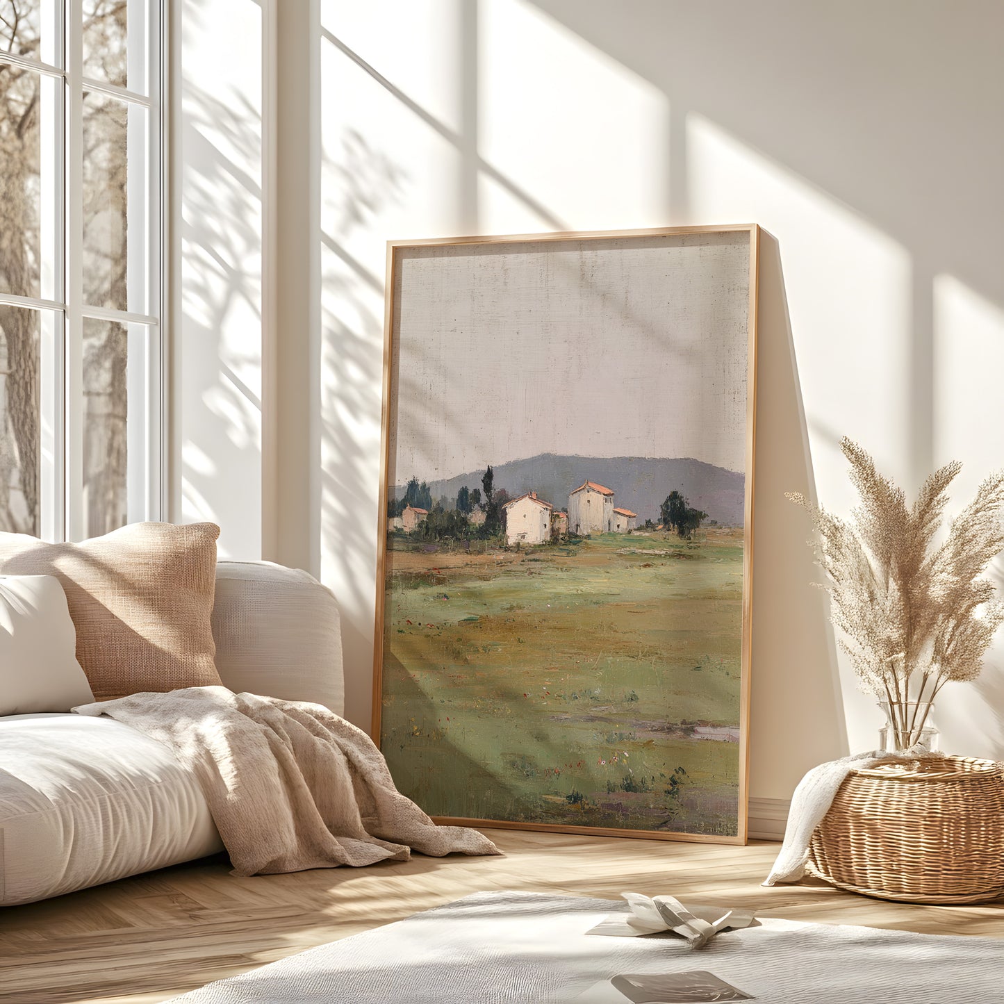 French Country Wildflower Landscape Print (Digital Download) 17