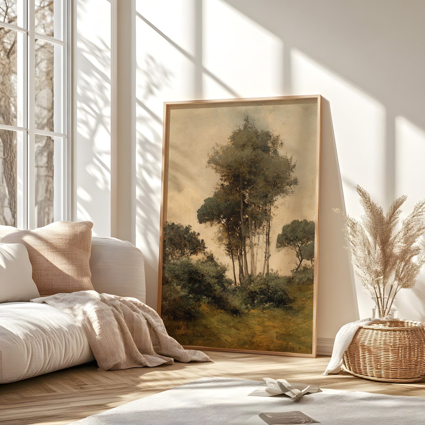 Countryside Tree Landscape Print – Quiet Grove