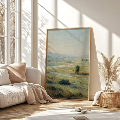 French Country Wildflower Landscape Print (Digital Download)  12