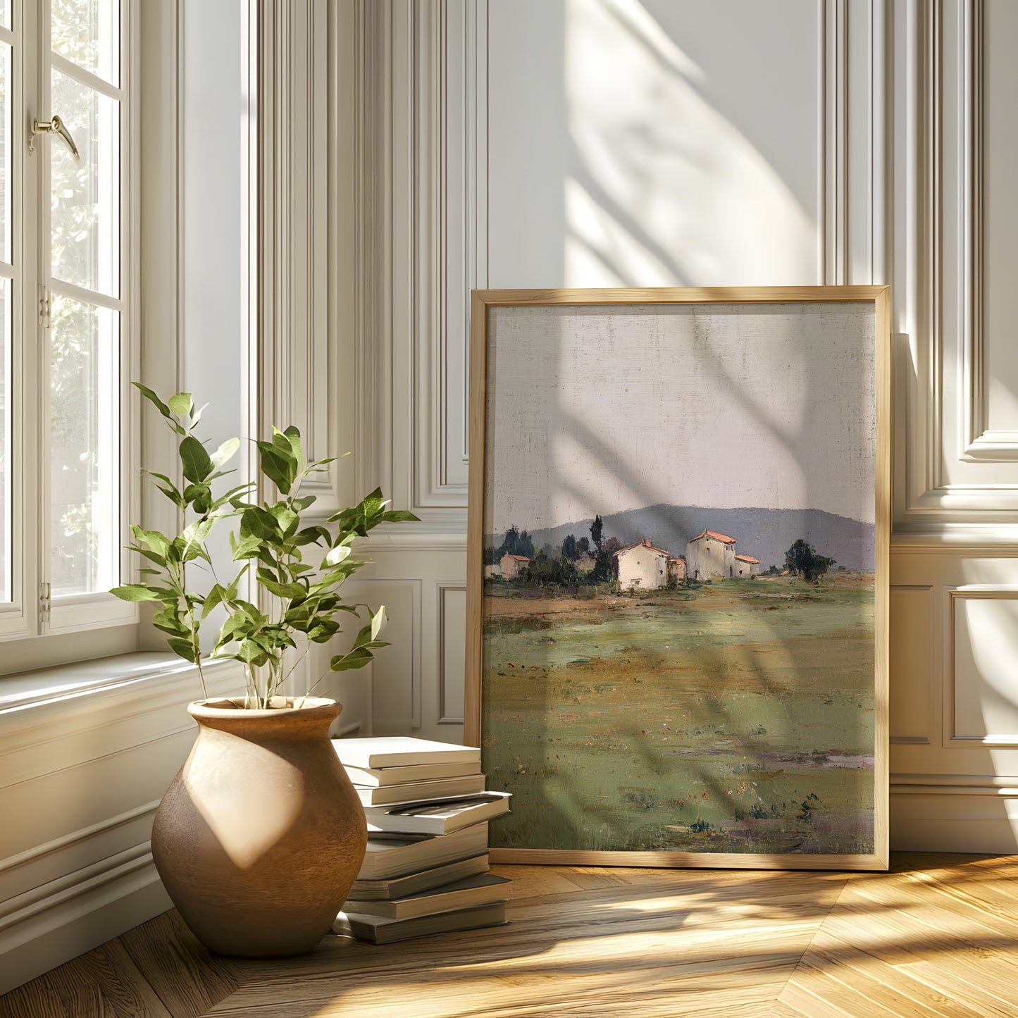 French Country Wildflower Landscape Print (Digital Download) 17