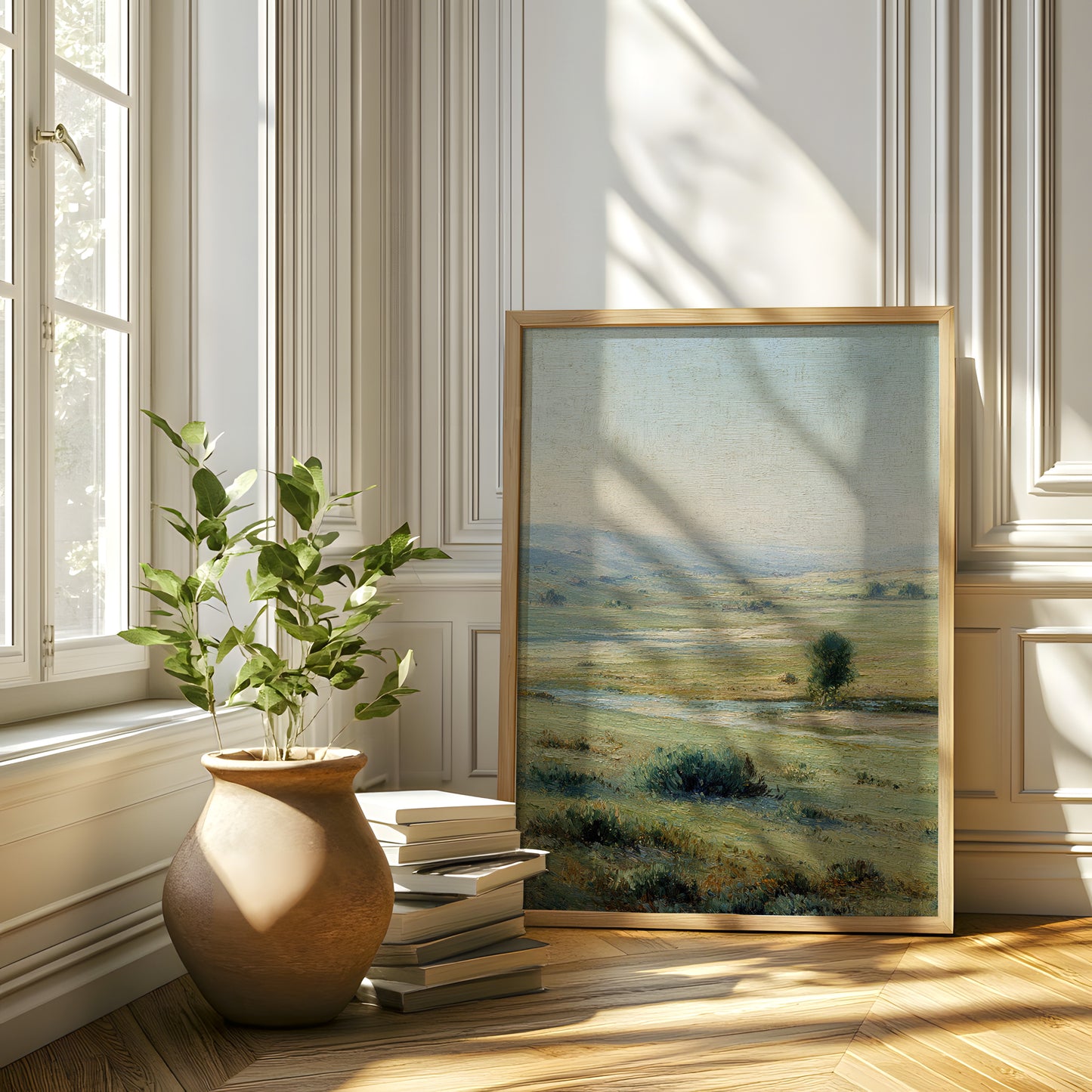 French Country Wildflower Landscape Print (Digital Download)  12