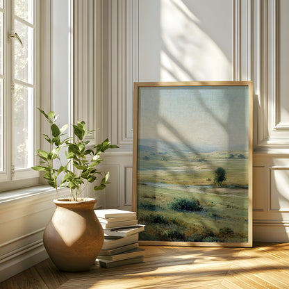 French Country Wildflower Landscape Print (Digital Download)  12