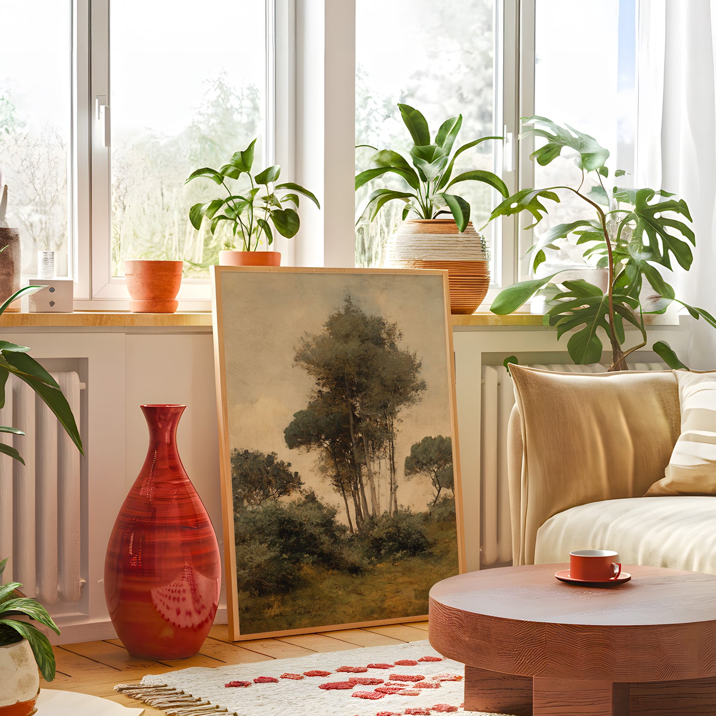 Countryside Tree Landscape Print – Quiet Grove