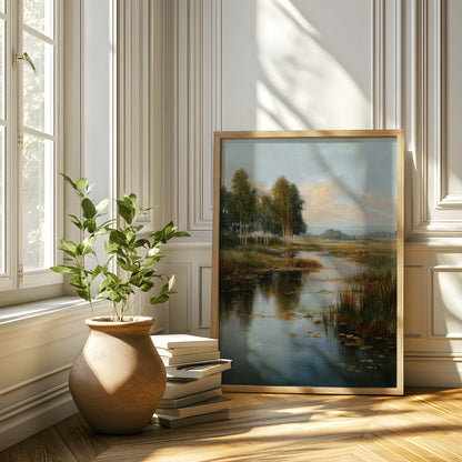 French Country Wildflower Landscape Print (Digital Download)  15