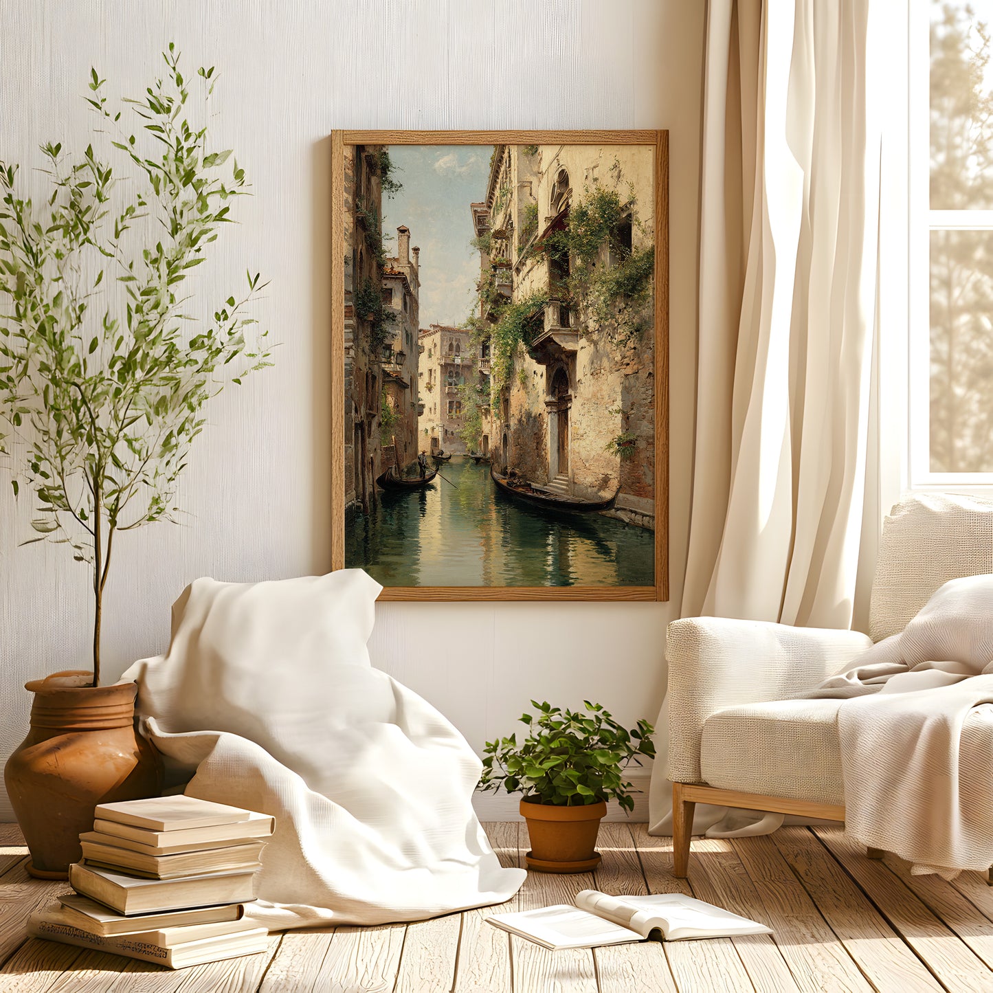 French Country Wildflower Landscape Print (Digital Download) 16