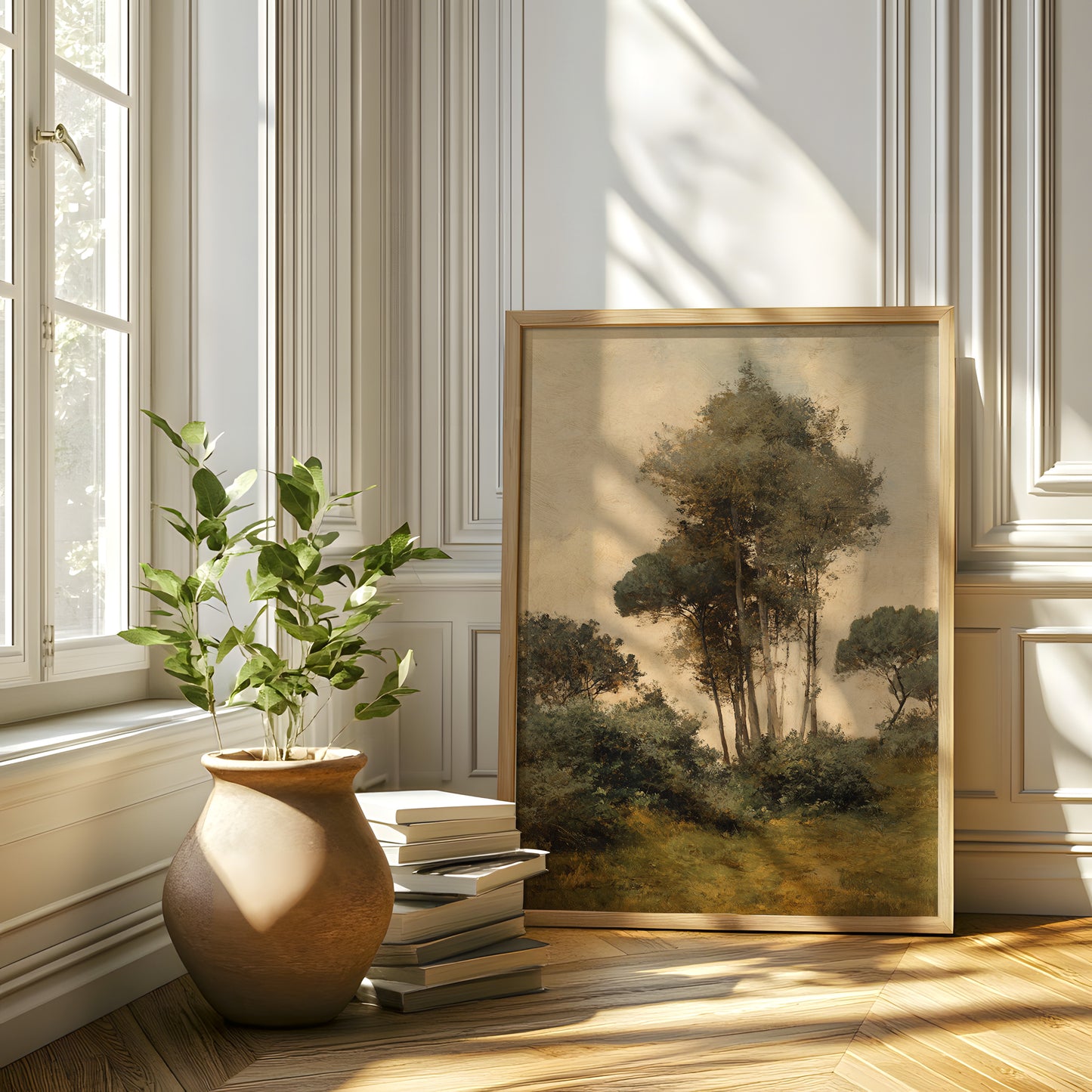 Countryside Tree Landscape Print – Quiet Grove