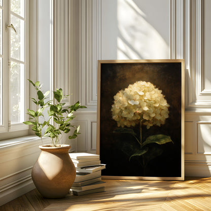 Hydrangea Flower Wall Art Print