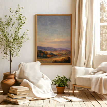 French Country Wildflower Landscape Print (Digital Download) 19