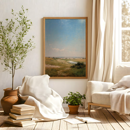 French Country Wildflower Landscape Print (Digital Download)  13