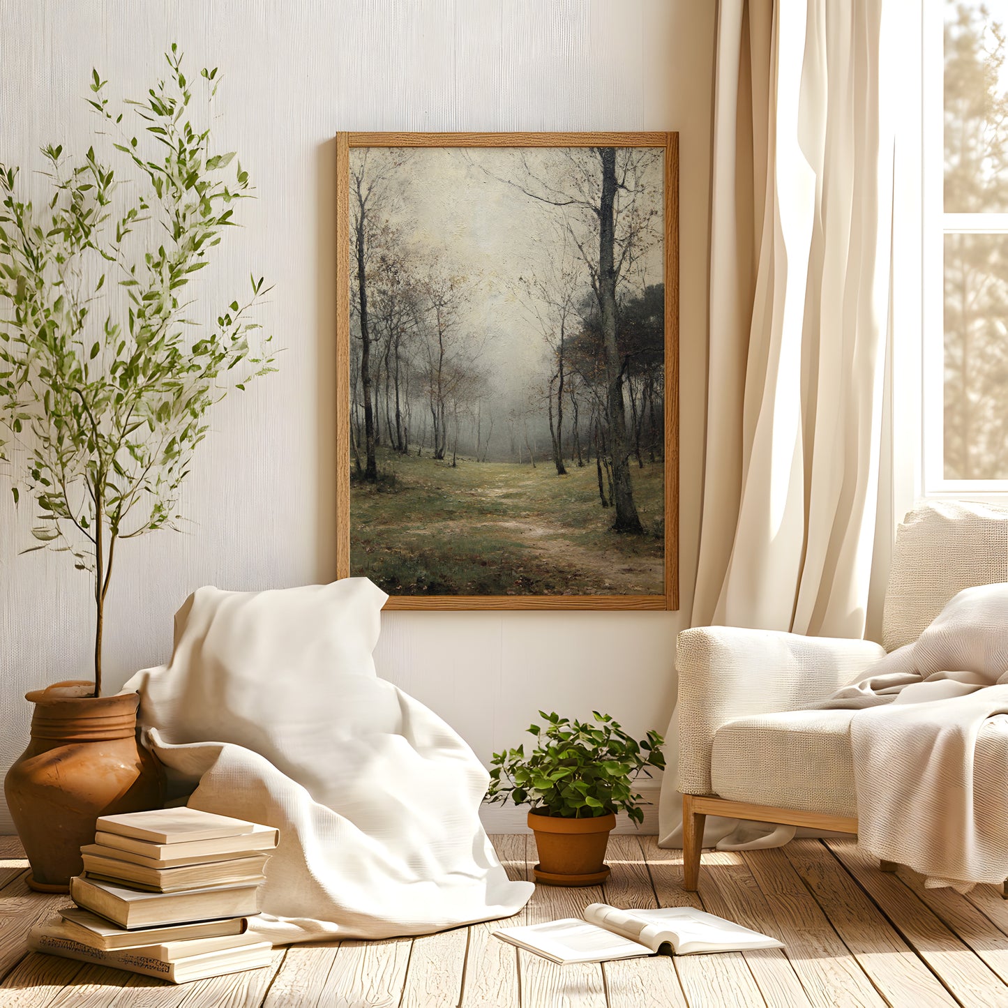 French Country Wildflower Landscape Print (Digital Download)  14