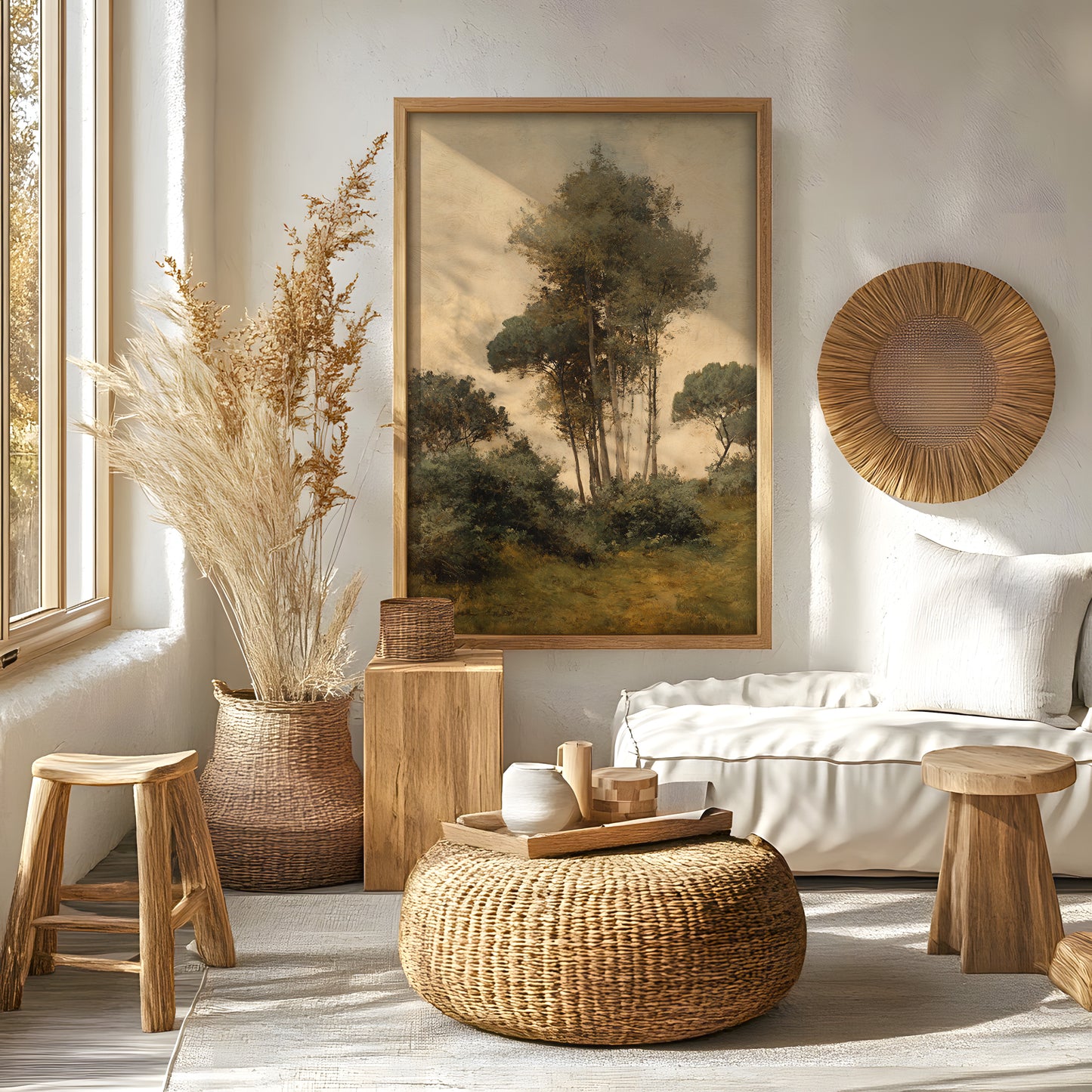 Countryside Tree Landscape Print – Quiet Grove