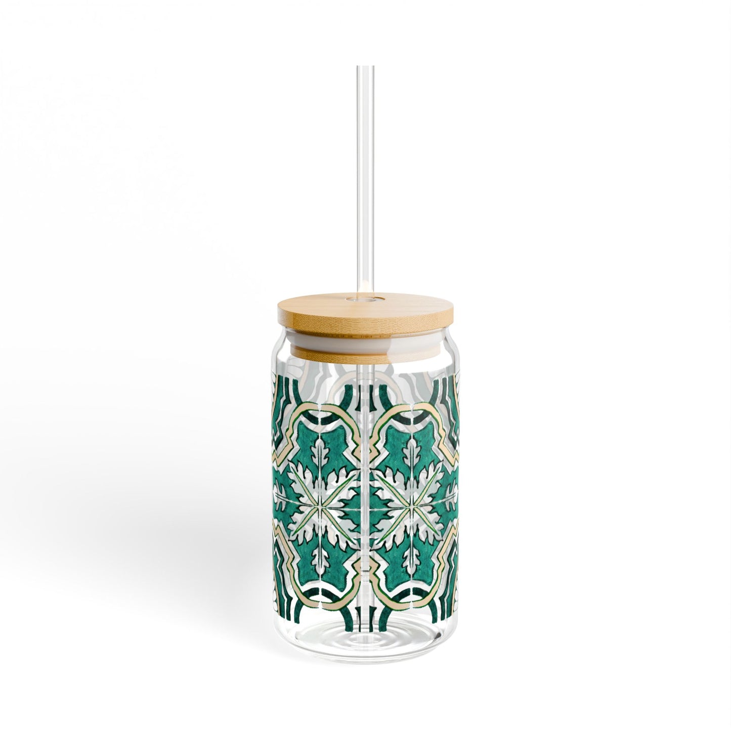 Green Moroccan Tile Pattern