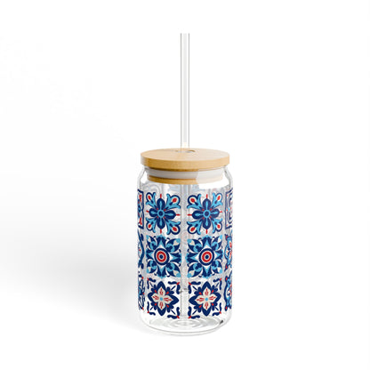 Blue Boho Drink Tumbler