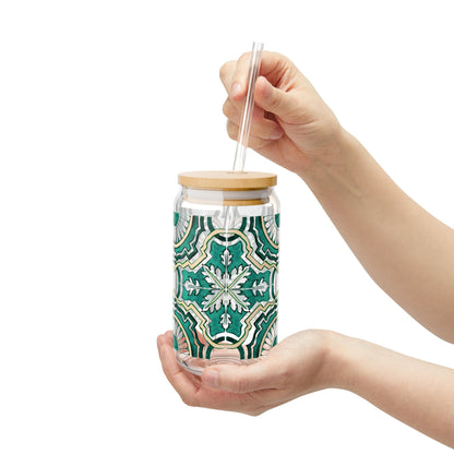 Green Moroccan Tile Pattern