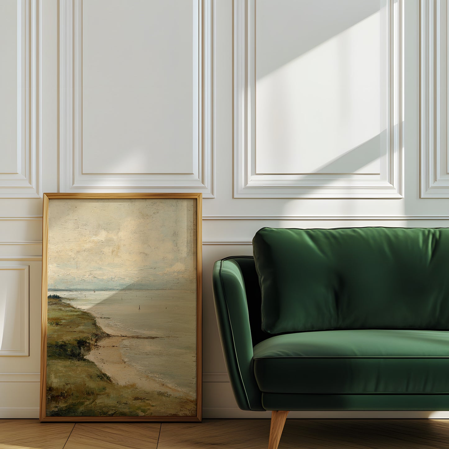 Coastal Seascape Beach Wall Art Print – Quiet Shore