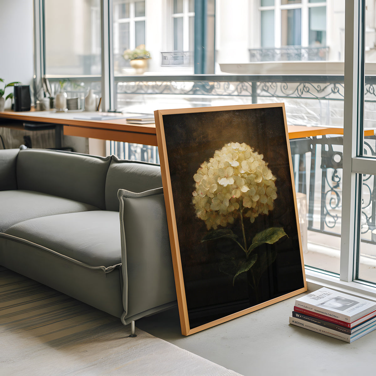 Hydrangea Flower Wall Art Print