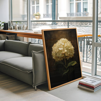 Hydrangea Flower Wall Art Print