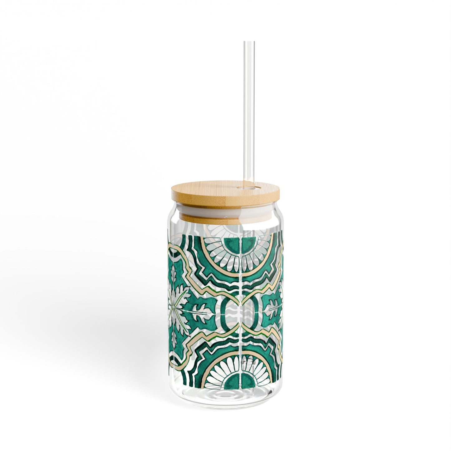 Green Moroccan Tile Pattern