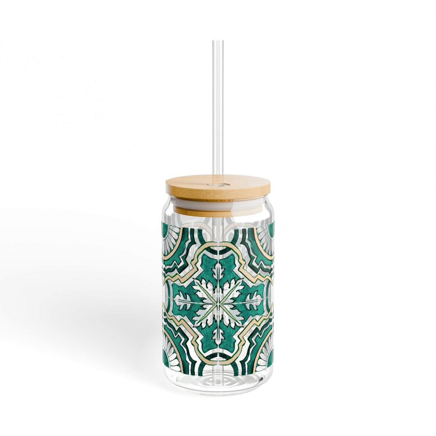 Green Moroccan Tile Pattern