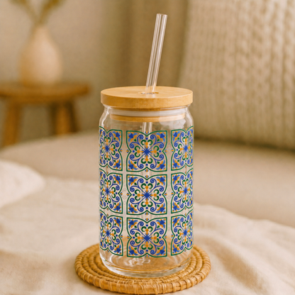 Mediterranean Mosaic™ Glass Can – Heritage Edition