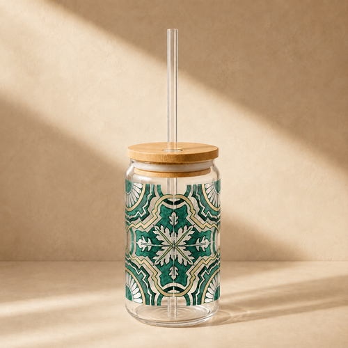 Green Moroccan Tile Pattern