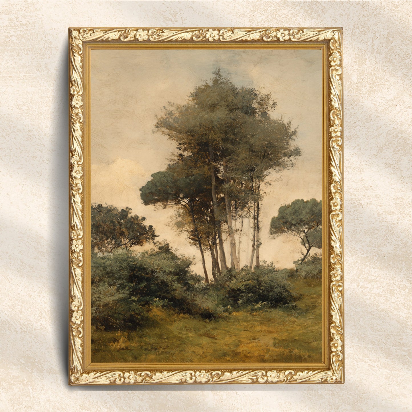 Countryside Tree Landscape Print – Quiet Grove