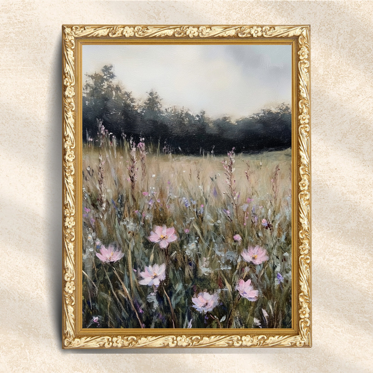 Wildflower Meadow Landscape Wall Art