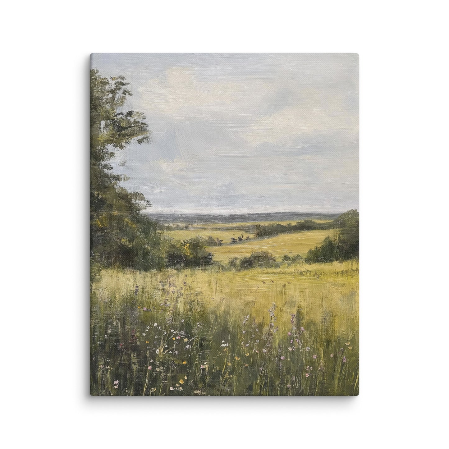 French Country Wildflower Landscape Print (Digital Download)