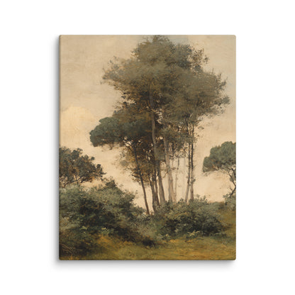 Countryside Tree Landscape Print – Quiet Grove
