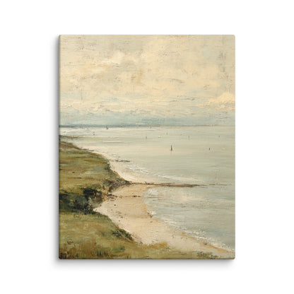 Coastal Seascape Beach Wall Art Print – Quiet Shore