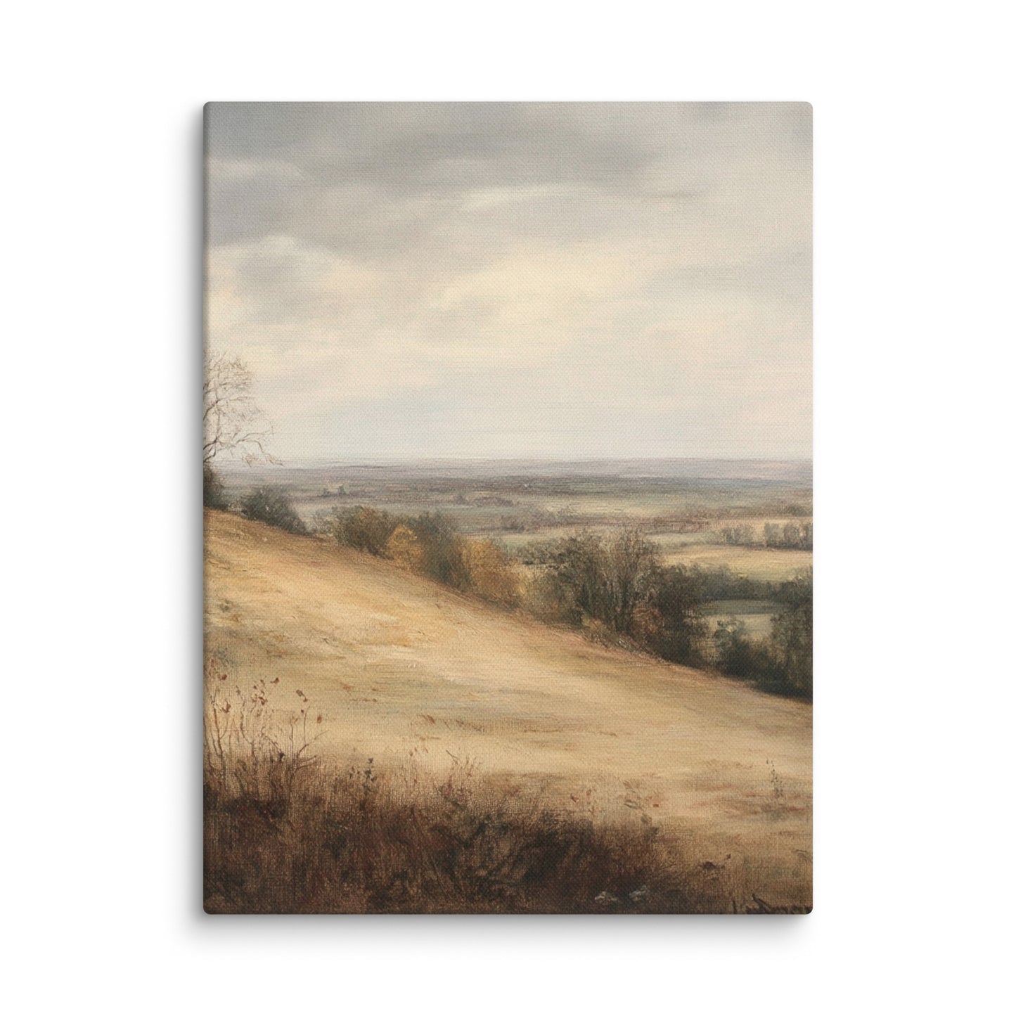 Fall Landscape Wall Art, Autumn Wildflowers Print (Digital Download)