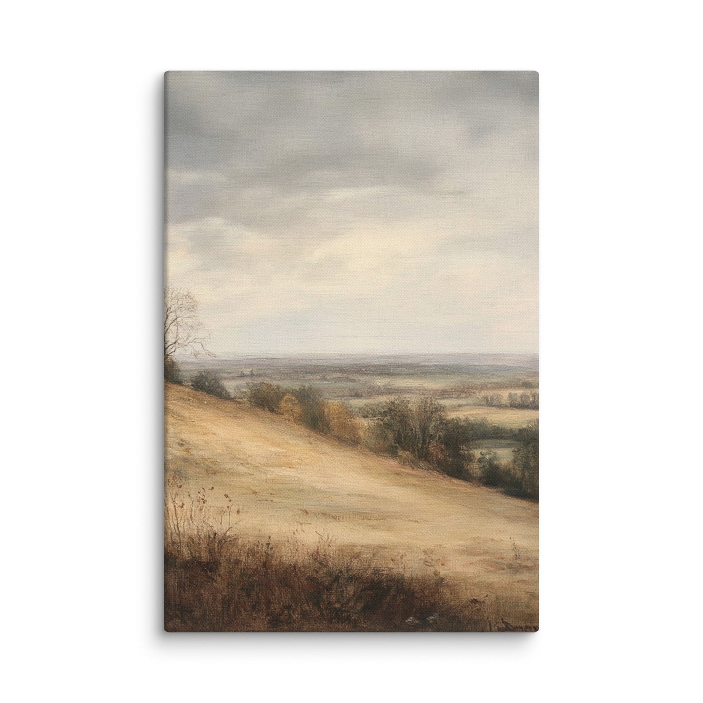 Fall Landscape Wall Art, Autumn Wildflowers Print (Digital Download)