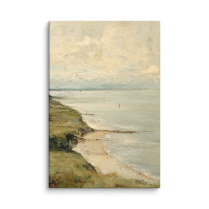 Coastal Seascape Beach Wall Art Print – Quiet Shore
