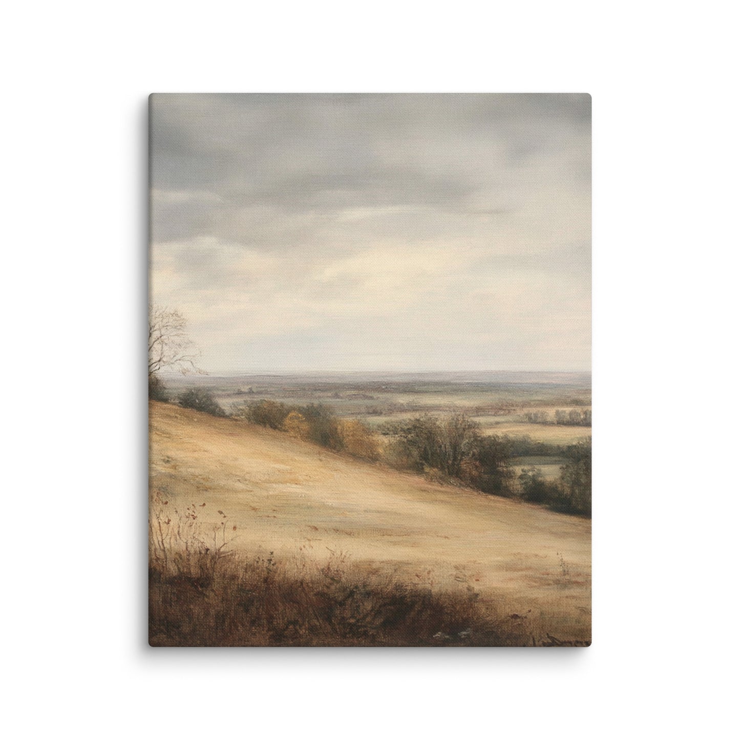 Fall Landscape Wall Art, Autumn Wildflowers Print (Digital Download)