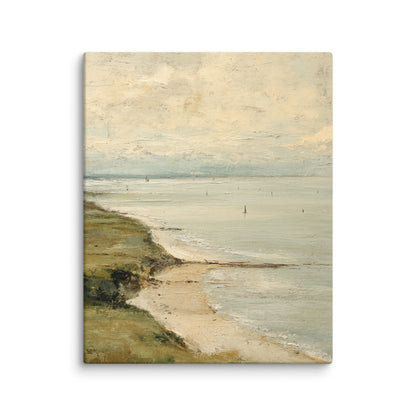 Coastal Seascape Beach Wall Art Print – Quiet Shore
