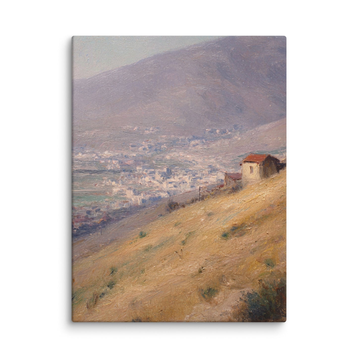 Mountain Village Landscape Print