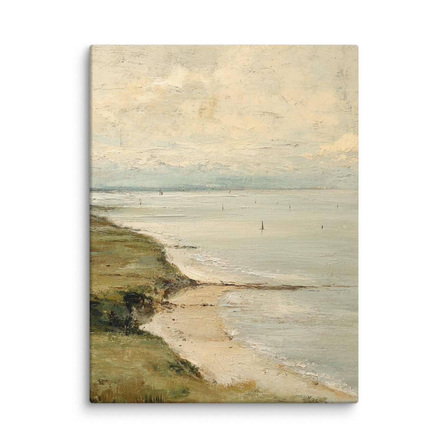 Coastal Seascape Beach Wall Art Print – Quiet Shore
