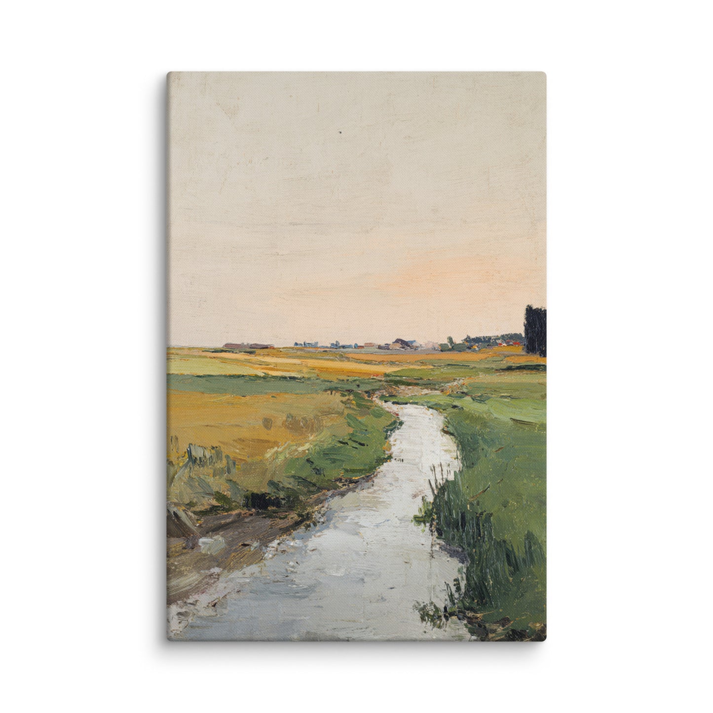 Countryside Stream Landscape Print