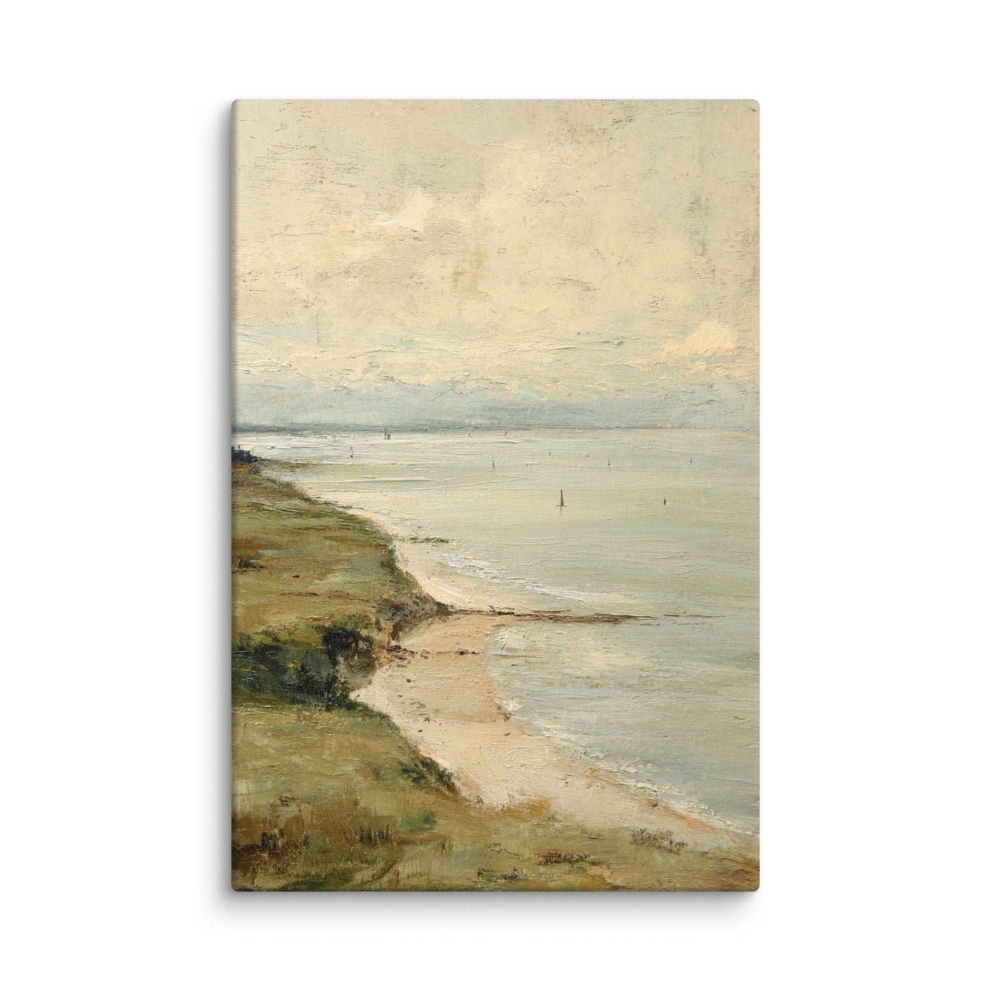 Coastal Seascape Beach Wall Art Print – Quiet Shore